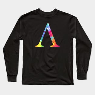 Tie Dye Lambda Long Sleeve T-Shirt